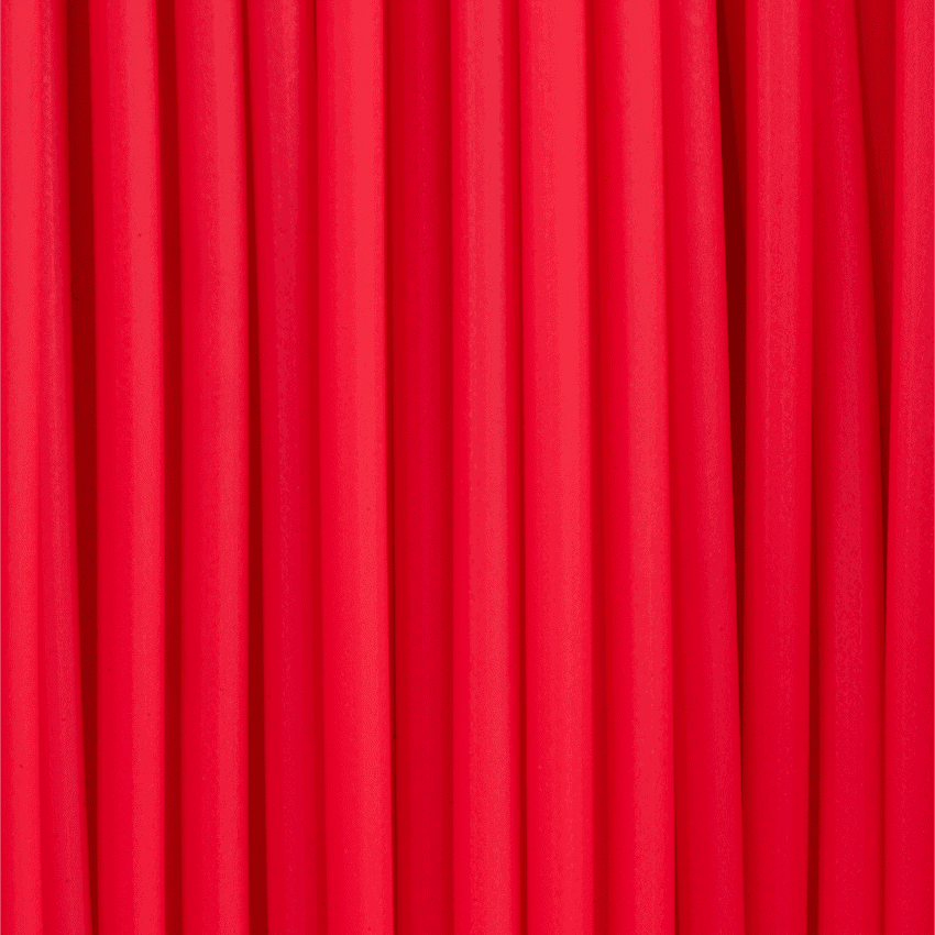 SA Filament PLA UV Neon Filament 1kg -  Fire Red 3