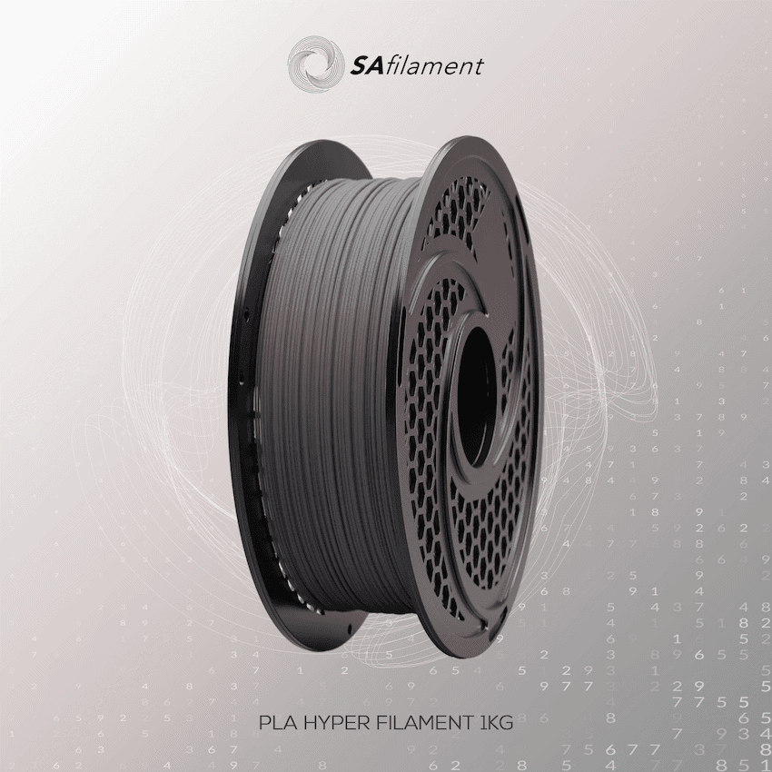 SA Filament PLA Hyper Filament 1kg - Grey 10