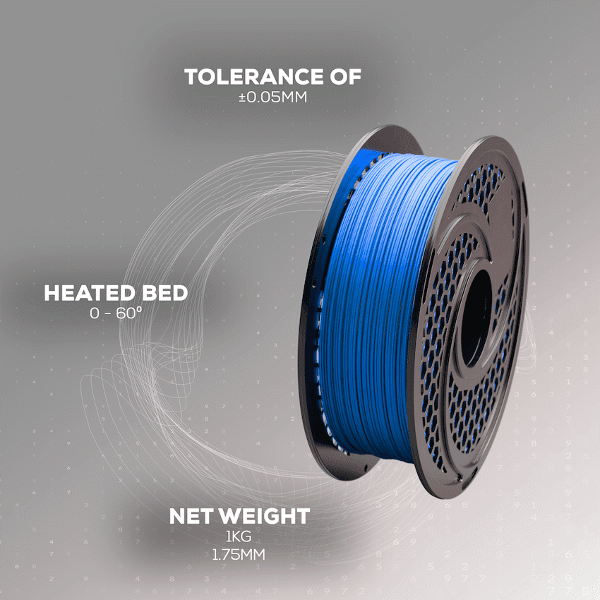 SA Filament PLA Hyper Filament 1kg - Blue 12