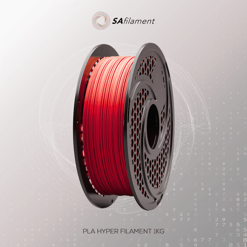 SA Filament PLA Hyper Filament 1kg - Red 10