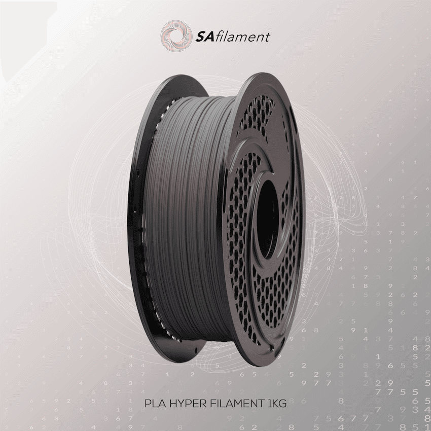 SA Filament PLA Hyper Filament 1kg - Dark Grey 10