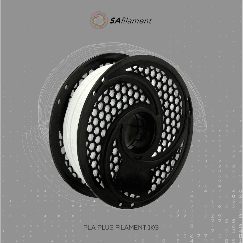 SA Filament PLA Plus Filament 1kg - Pearl White 13