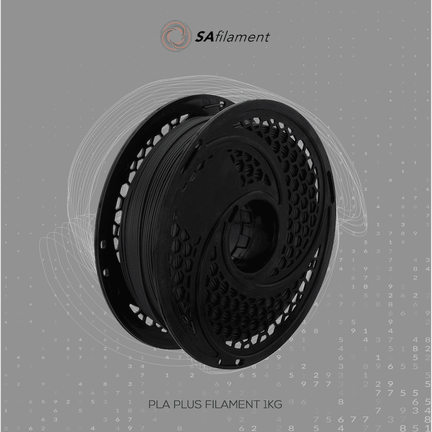 SA Filament PLA Plus Filament 1kg - Gun Metal 13