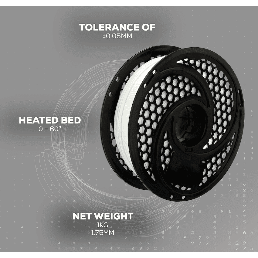 SA Filament PLA Plus Filament 1kg - Pearl White 15