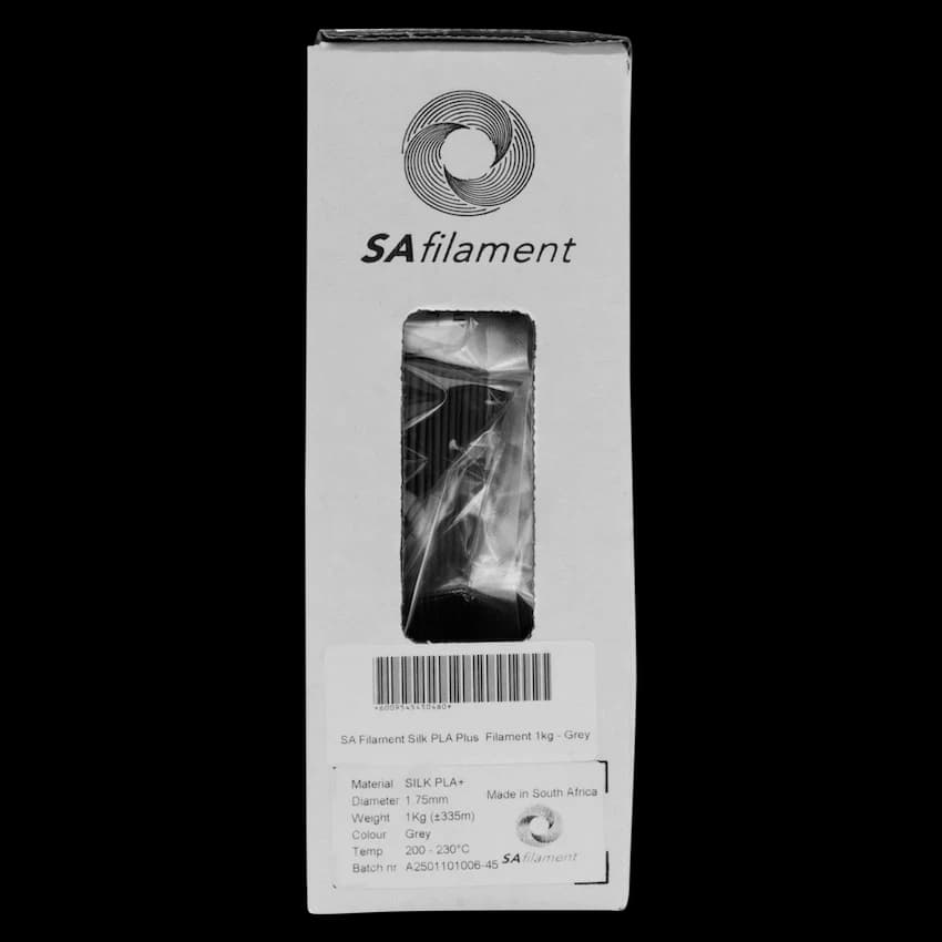 SA Filament Silk PLA Plus Gloss Filament 1kg - Grey 6