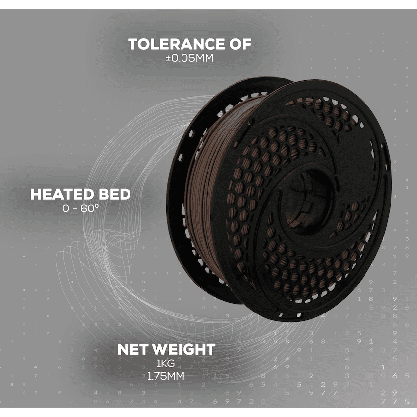 SA Filament Silk PLA Plus Filament 1kg - Brown 10