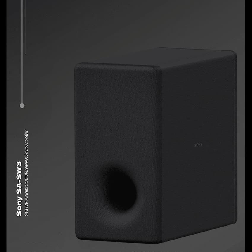 Sony SA-SW3 200w Wireless Subwoofer 5