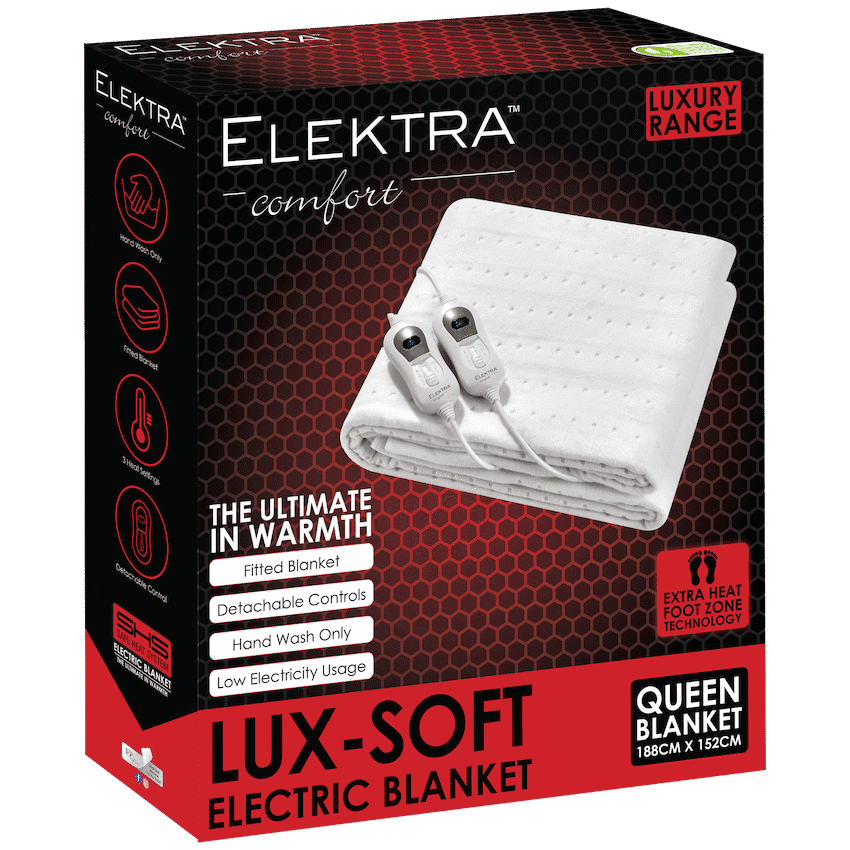 Elektra Comfort Electric Blanket - Queen - Standard 2