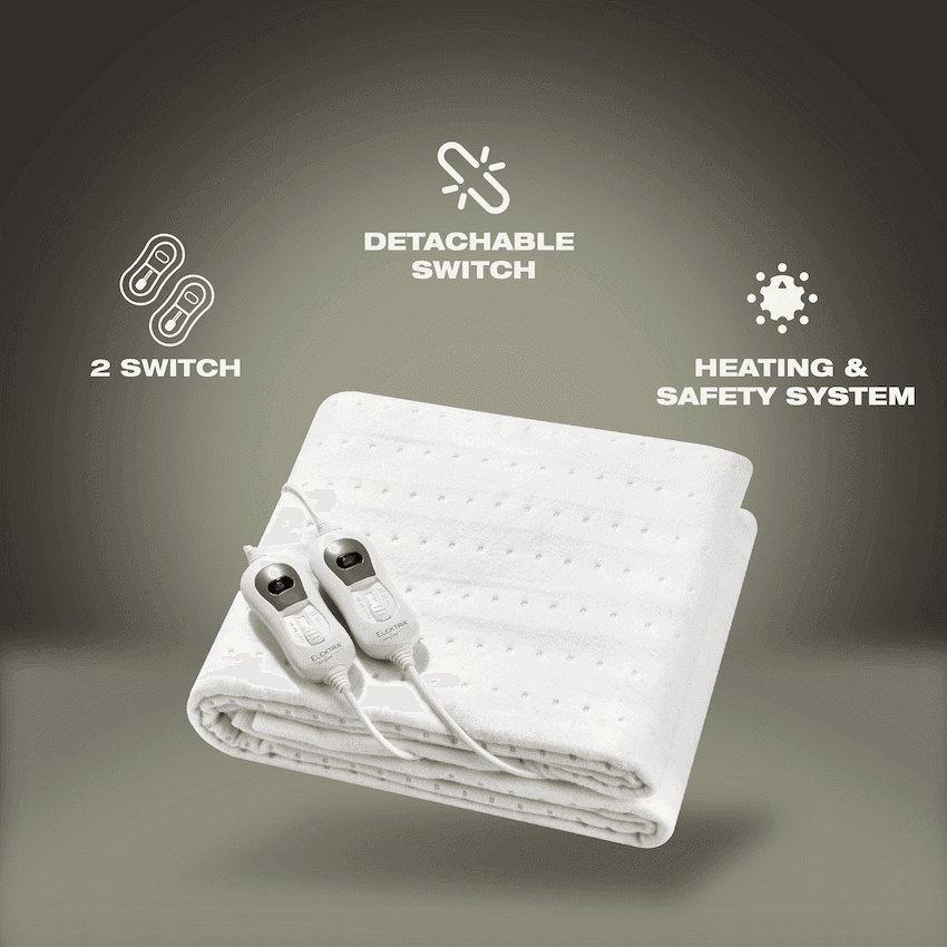 Elektra Comfort Electric Blanket - Queen - Standard 5