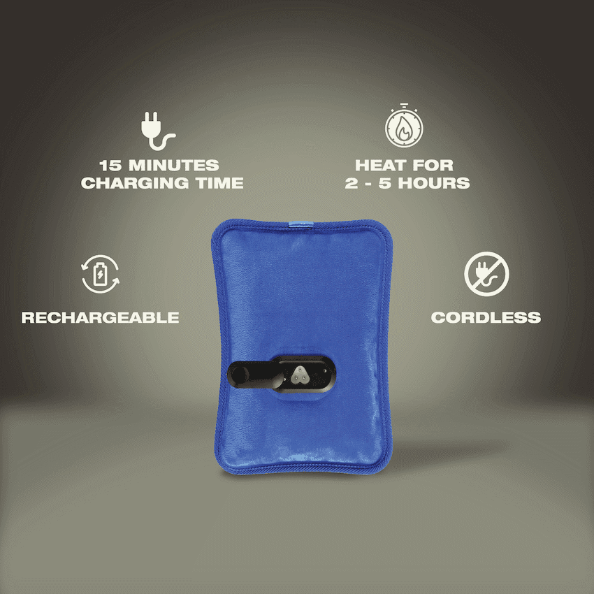 Elektra Hot Water Bottle - Blue 3