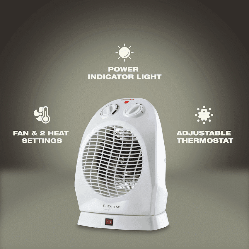 Elektra Comfort Oscillating Fan Heater 5