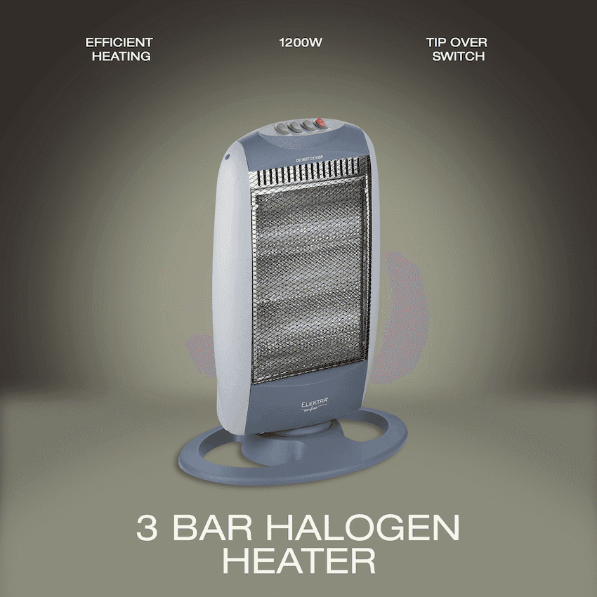 Elektra 3 Bar Halogen Heater 6