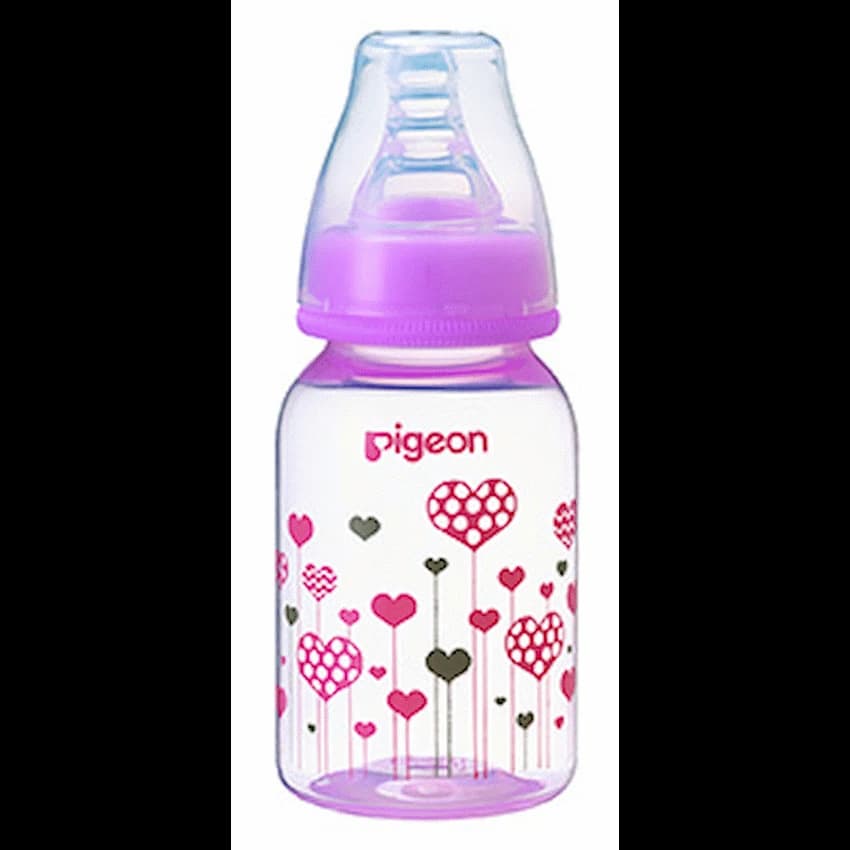 Pigeon Flexible Bottle STD Neck - Pink - 120ml 1