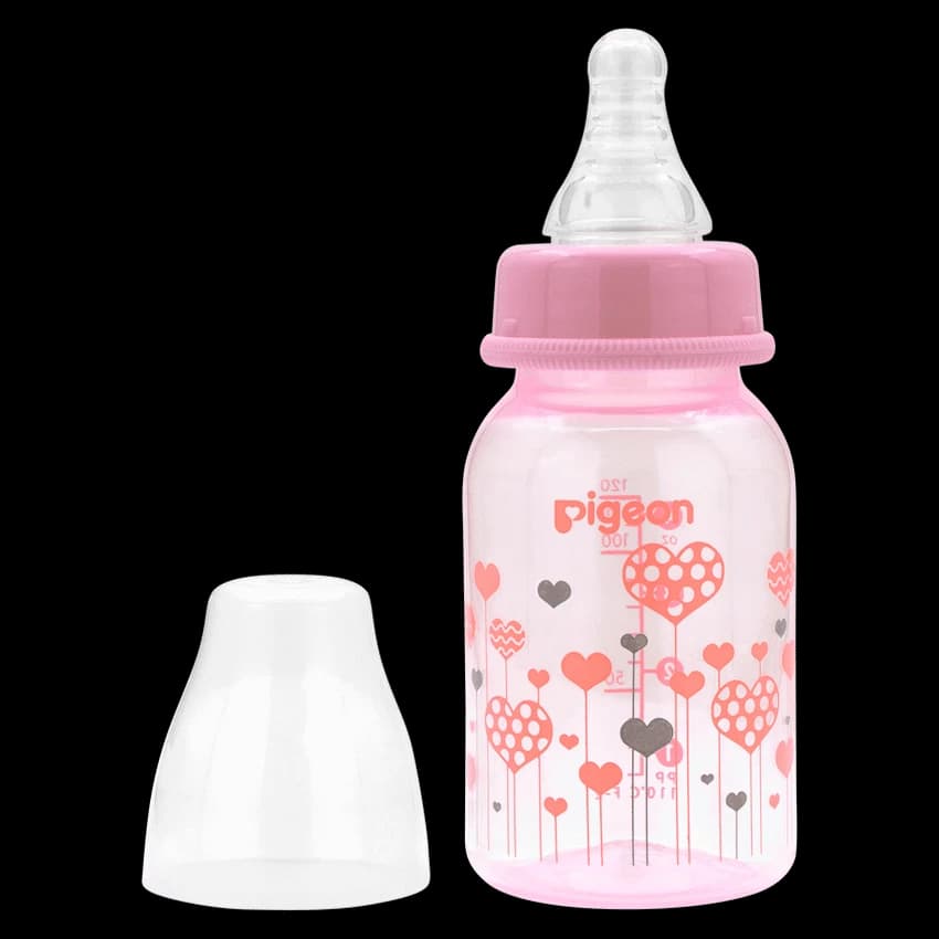 Pigeon Flexible Bottle STD Neck - Pink - 120ml 2