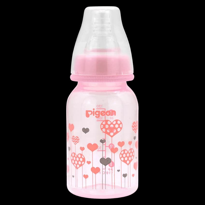 Pigeon Flexible Bottle STD Neck - Pink - 120ml 8