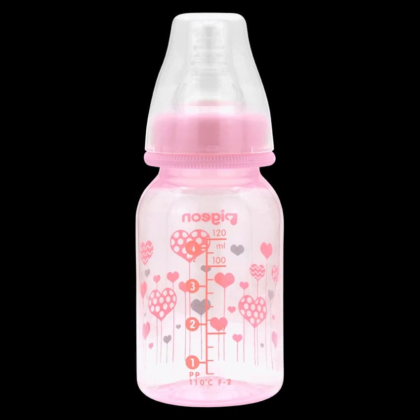 Pigeon Flexible Bottle STD Neck - Pink - 120ml 9