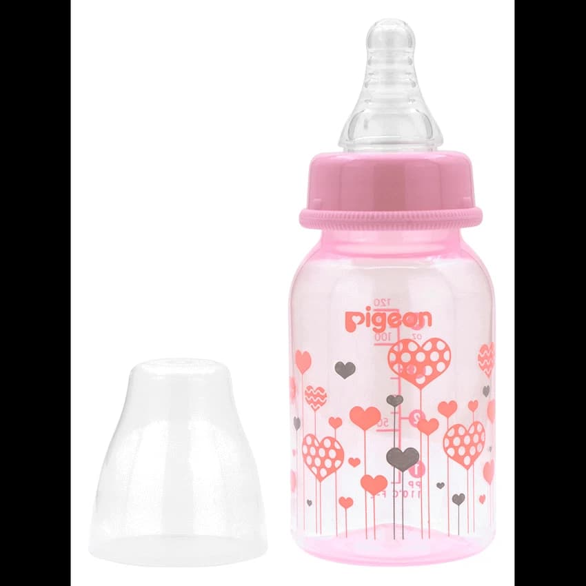 Pigeon Flexible Bottle STD Neck - Pink - 120ml 15