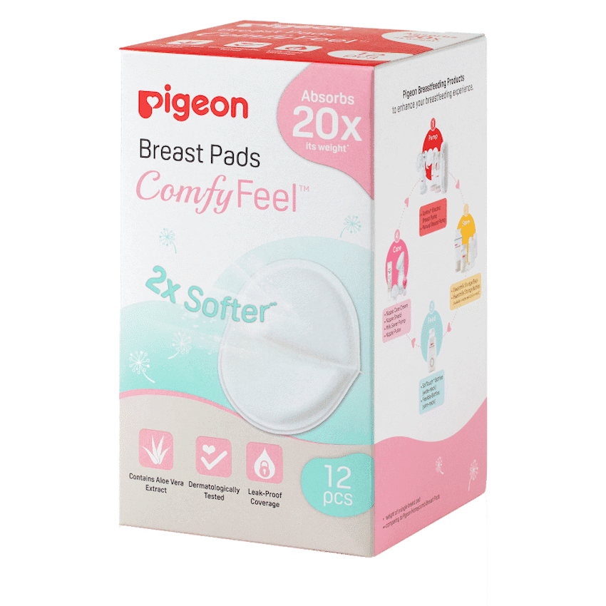 Pigeon Breast Pads Comfy Feel 12 Pc Pack 2