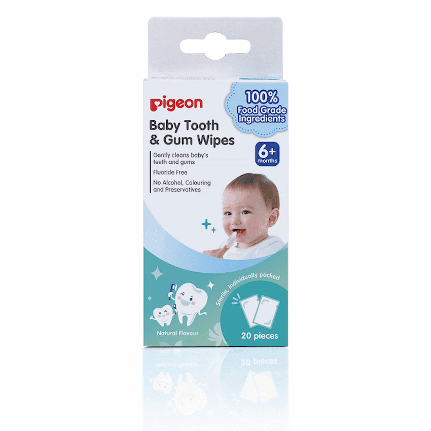 Pigeon Baby Tooth & Gum Wipes - Natural (20 Pcs) 1