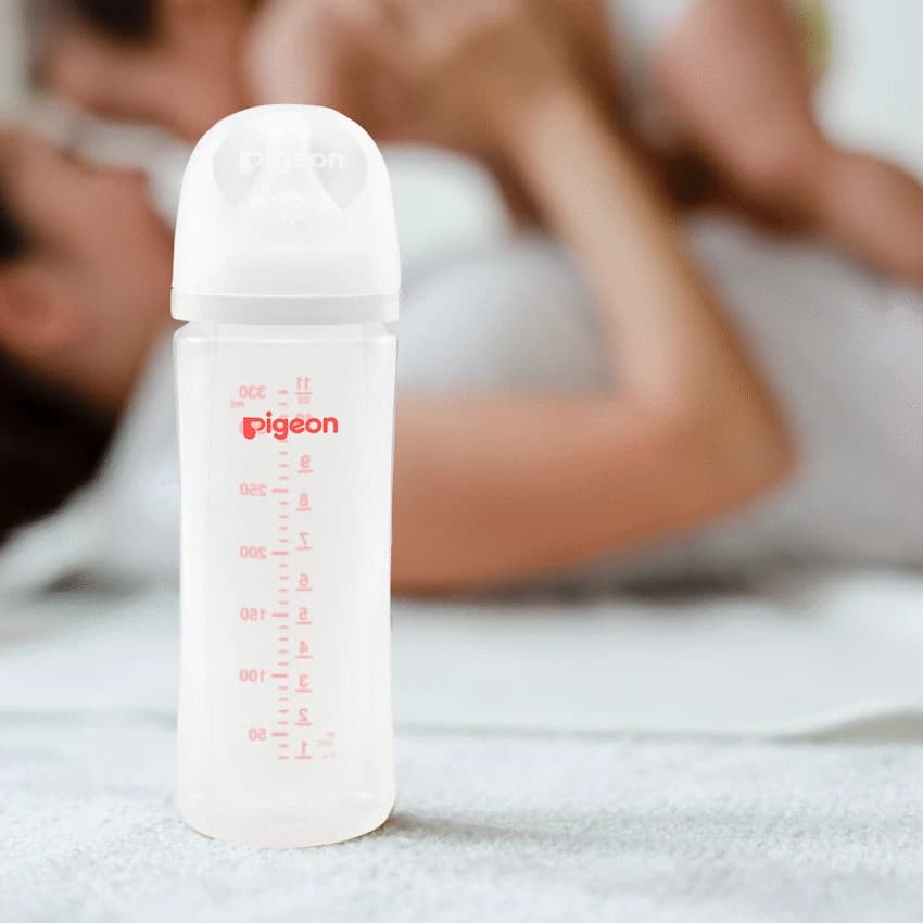 Pigeon Softouch 3 Bottles PP 330ml (L) Triple Pack 4