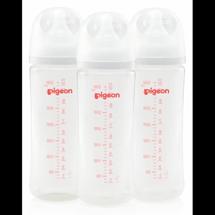Pigeon Softouch 3 Bottles PP 330ml (L) Triple Pack 6