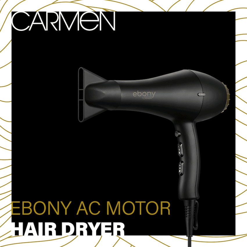 Carmen Ebony AC Motor Hair Dryer 2