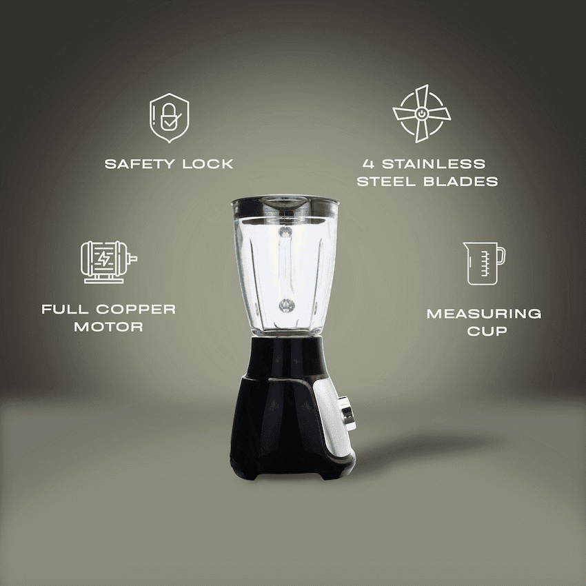 Elektra - 500w 1.5l Jug Blender (Glass Jug) 2