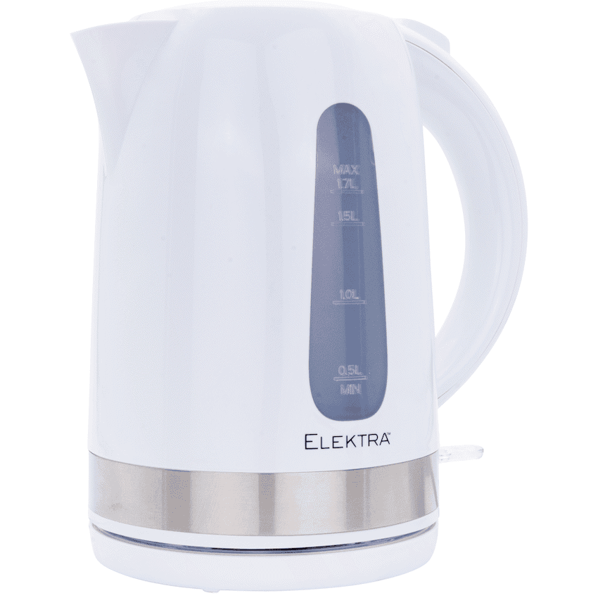Elektra 1.7l Plastic Kettle - White 4