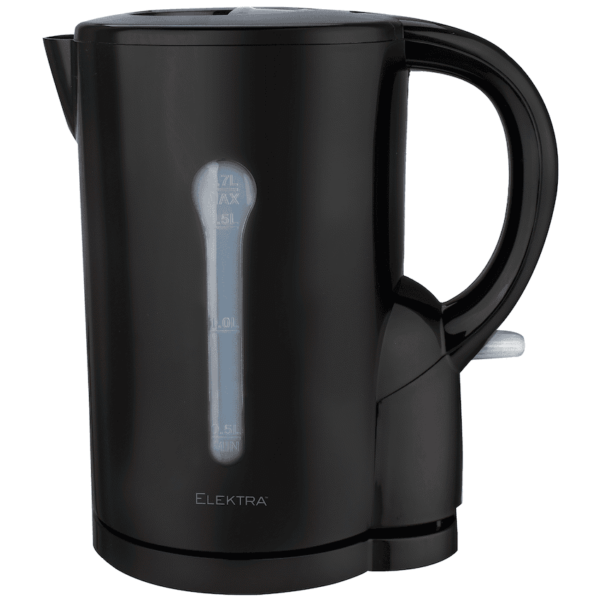 Elektra 1.7l Plastic Cordless Kettle - Black 4