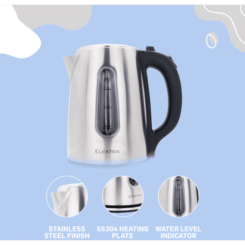 Elektra 1.7l Stainless Steel Kettle 5