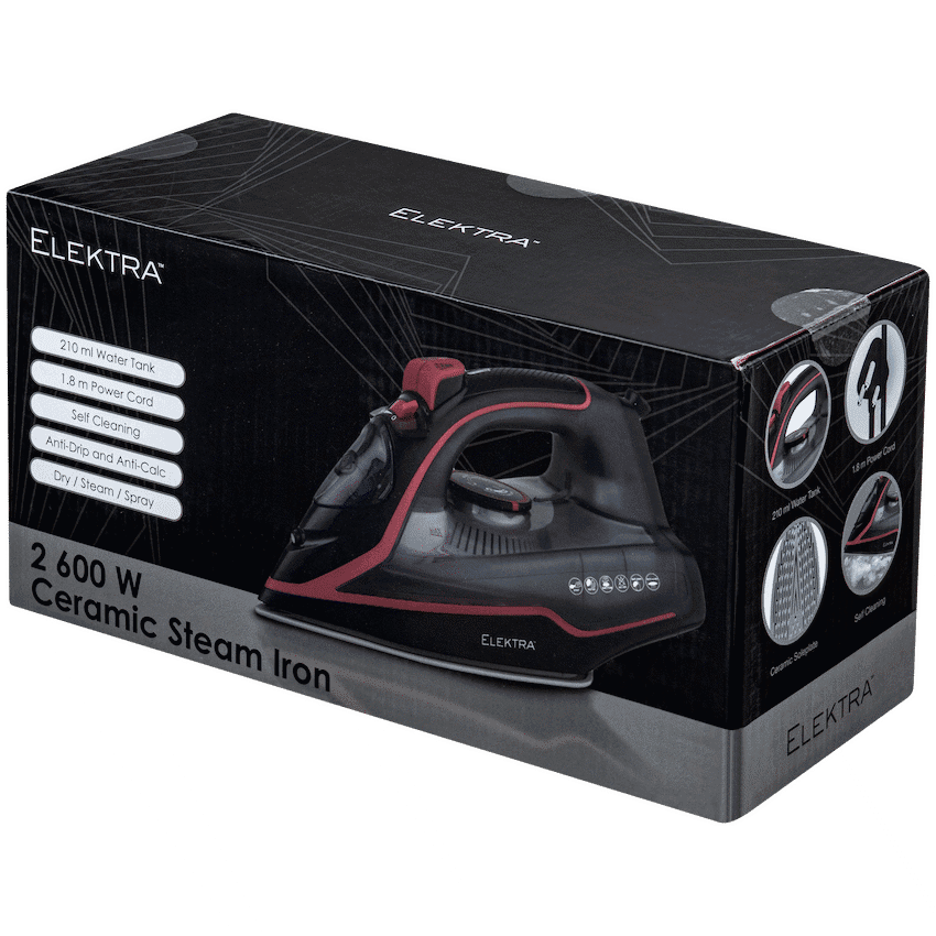 Elektra - 2600w Ceramic Steam Iron 3