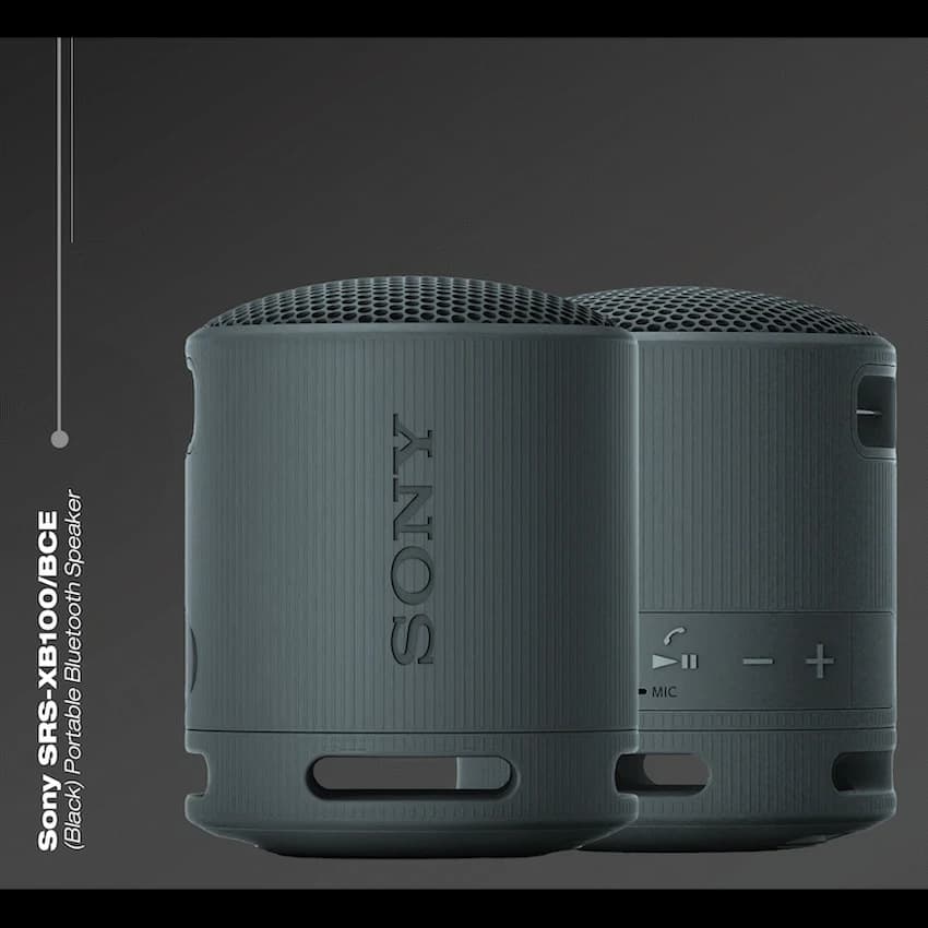 Sony XB100 Portable Bluetooth Speak - Black 4