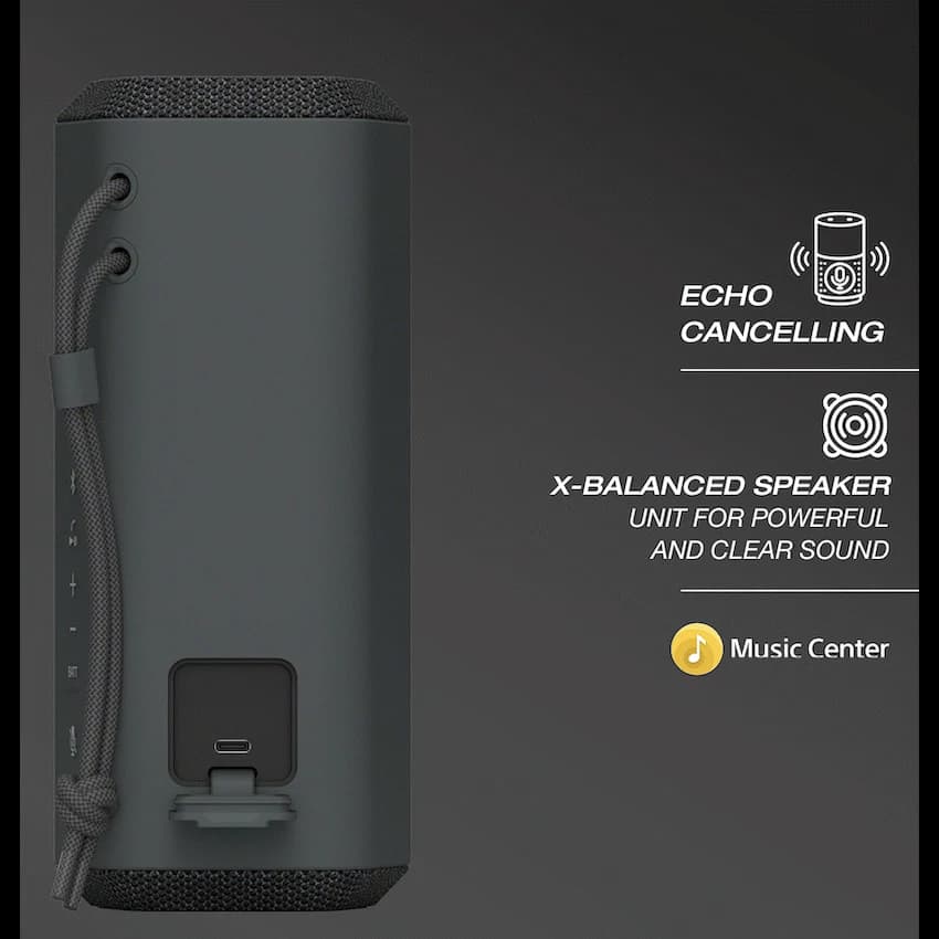 Sony SRS-XE200 (Dark Grey) Portable Wireless Speaker 2