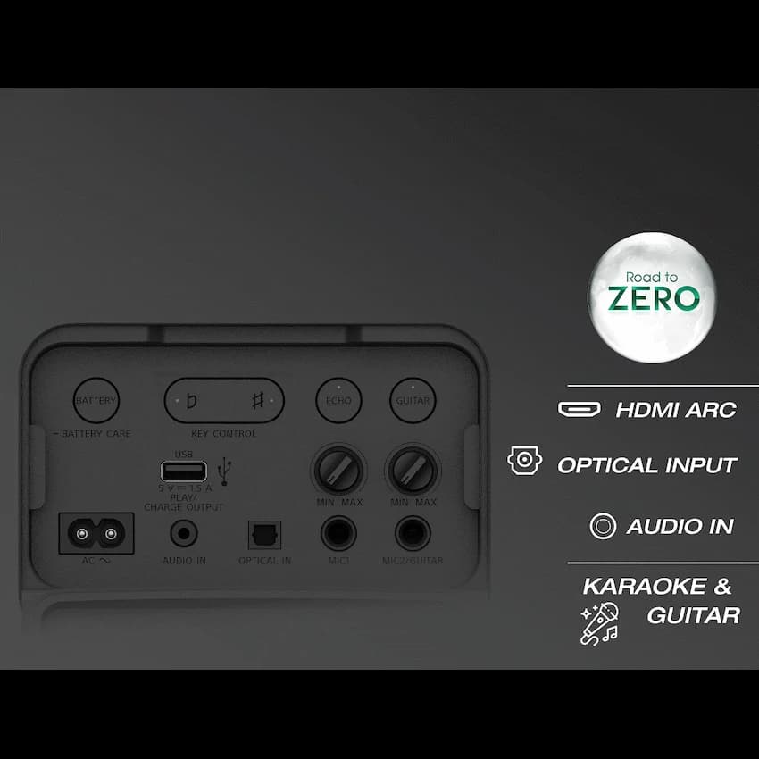 Sony SRS-XV800 High Power Wireless Party Speaker 2