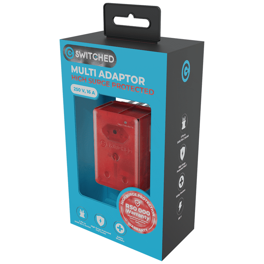 Switched 2-Way High Surge Adaptor 4