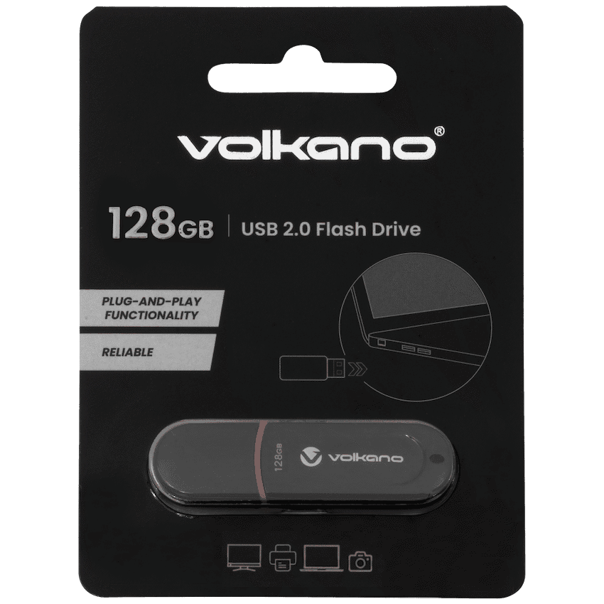 Volkano USB 2.0 Flash Drive 128gb 1