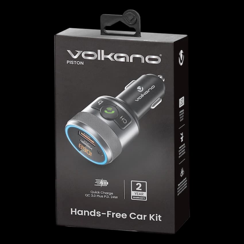 Volkano Piston Series Bluetooth Hands-Free Car Kit 2