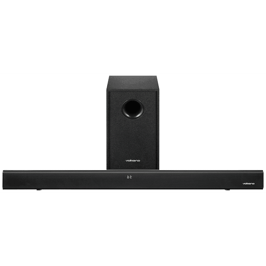 Volkano Cascade 50w Soundbar + Wired Subwoofer - Black 6