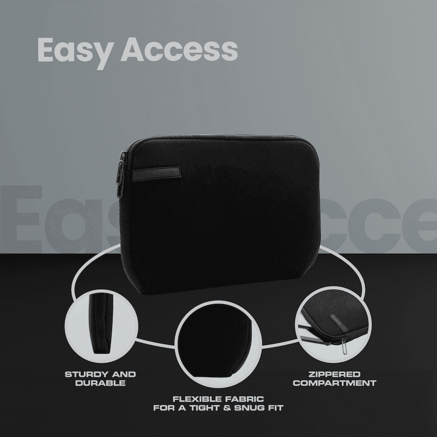 Volkano Wrap series 11.6" Laptop sleeve Black 14