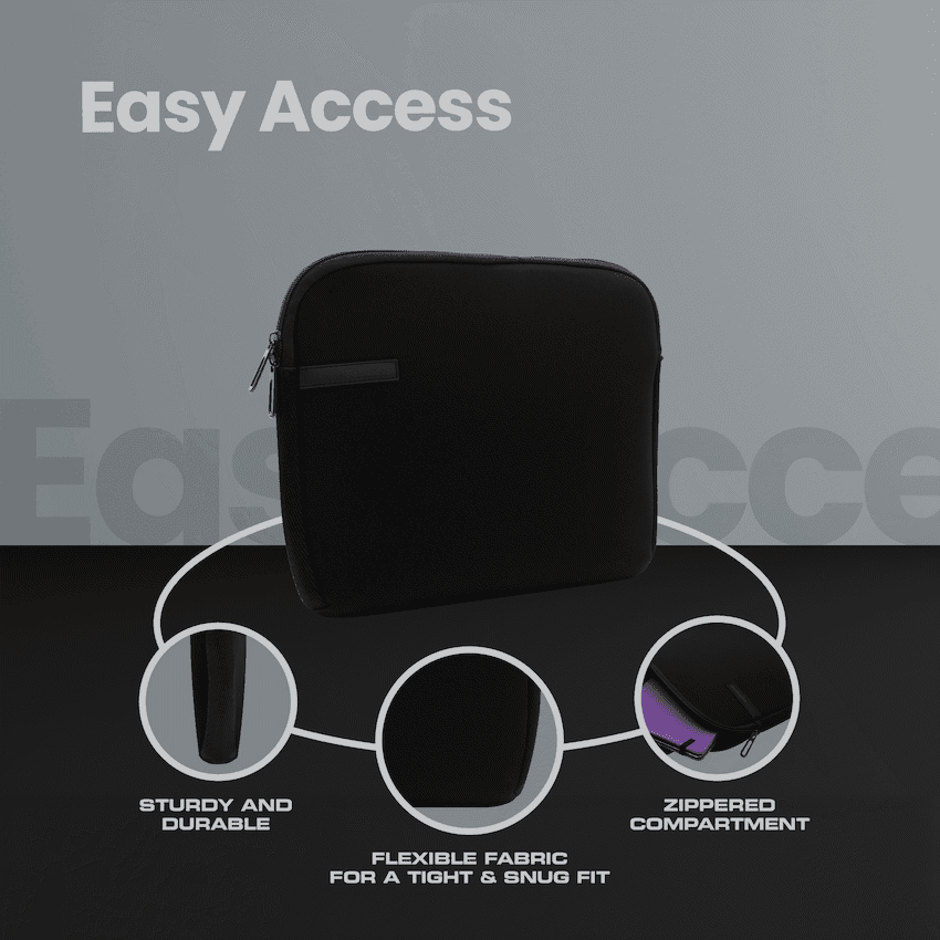 Volkano Wrap series 13.3" Laptop sleeve Black 13