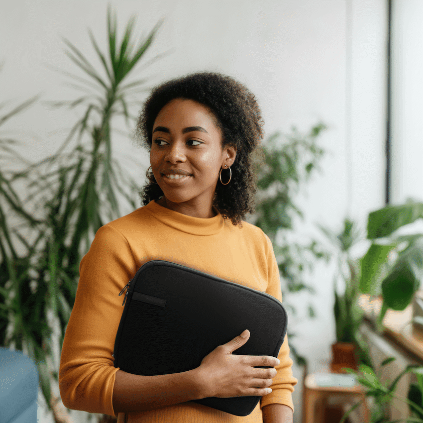 Volkano Wrap series 13.3" Laptop sleeve Black 14