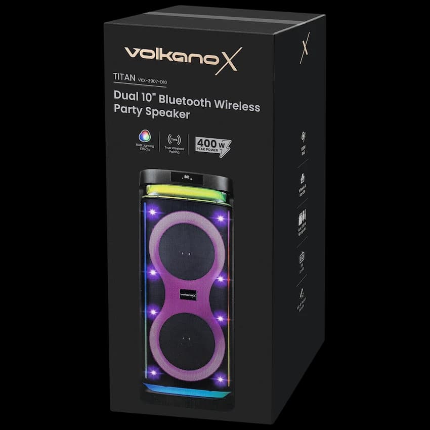 Volkano X Titan Series Dual 10" Party Speaker 11