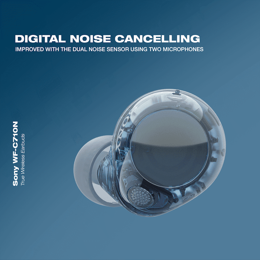 Sony WF-C710N (Blue) True Wireless Earbuds 6