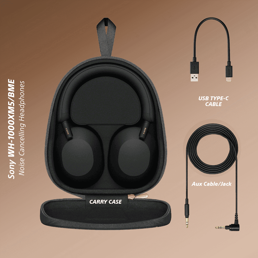 Sony WH1000XM5 (Black) Noise-Cancelling BT Headphones 4