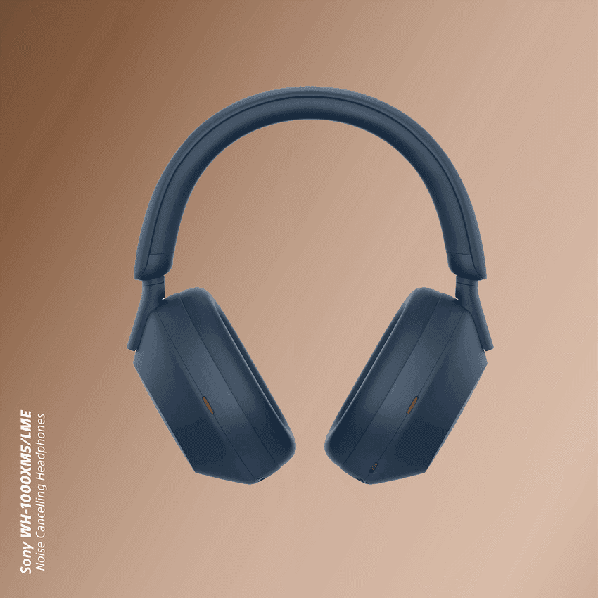 Sony WH1000XM5 (Blue) Noise-Cancelling BT Headphones 2