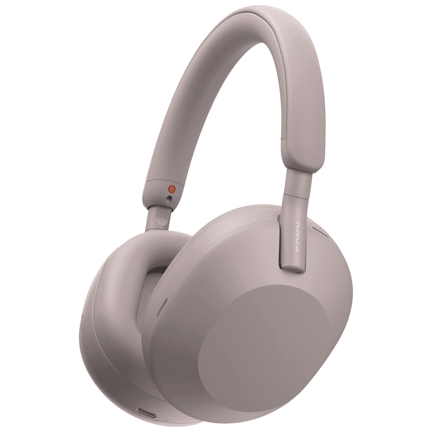 Sony WH1000XM5 Noise Cancelling BT Headphones - Smoky Pink