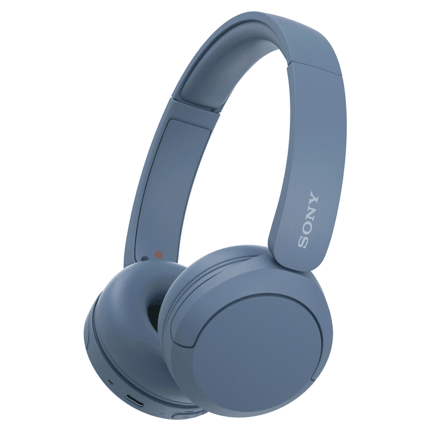 Sony WH-CH520 (Blue) Bluetooth On-Ear Headphones 1