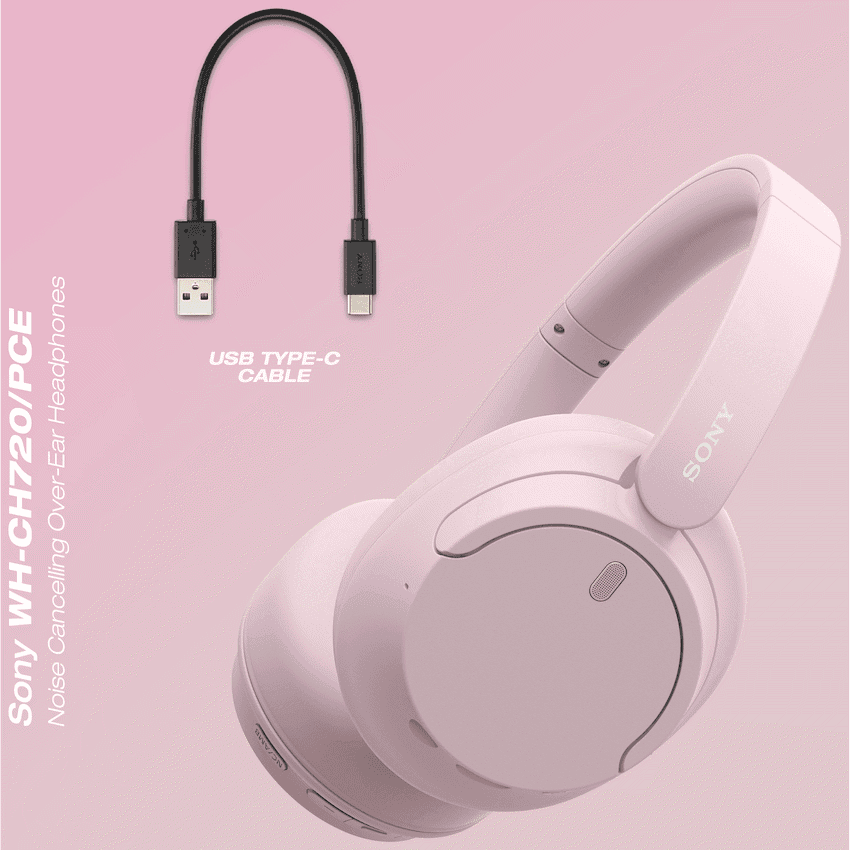 Sony WH-CH720 (Pink) Noise Cancelling Over-Ear Headphones 13