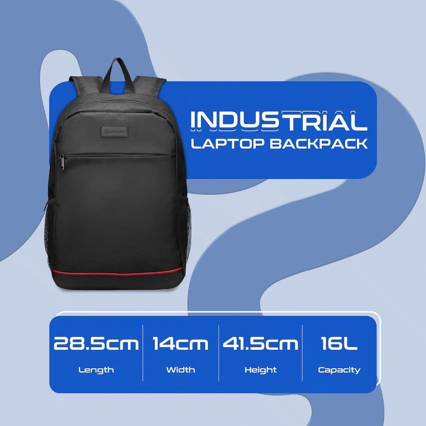 Amplify Industrial 15.6"Laptop Backpack Black 4