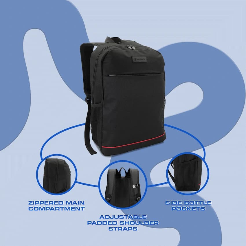 Amplify Industrial 15.6"Laptop Backpack Black 7